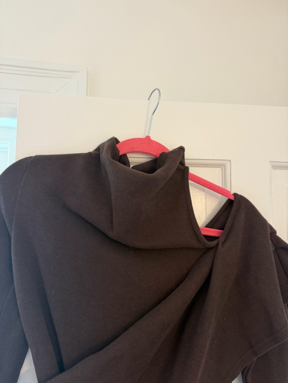 ASOS Brown Cold-Shoulder Mini Dress - Picture 4 of 5